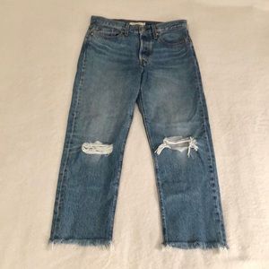 Levi's wedgie straight Blue Jeans